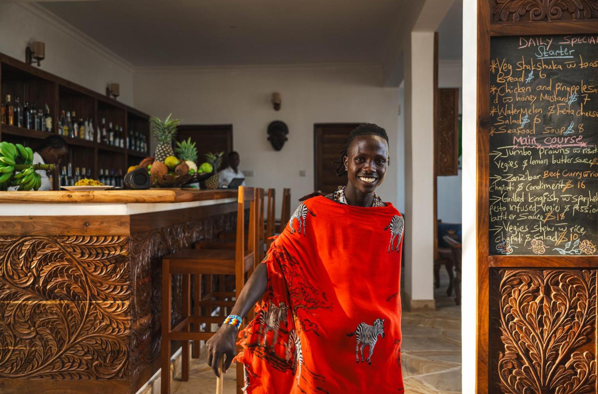 Karibu Beach Resort Pongwe Kültér fotó